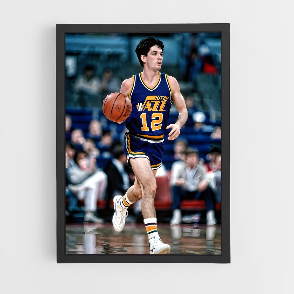 Poster Dribble Électrique – affiche Basketball (vue 2)